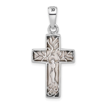 Sterling silver mother of pearl mother pendant