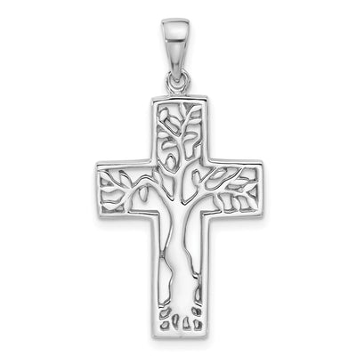 Sterling silver cross pendant