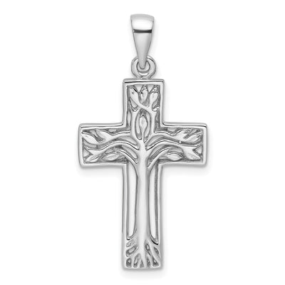Sterling silver cross pendant