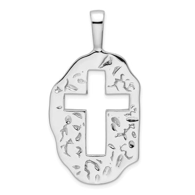 Sterling silver cross pendant