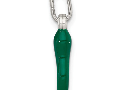 Sterling silver pendant, alternate view