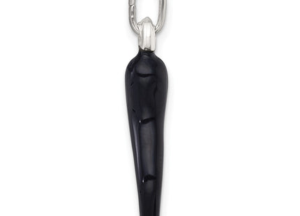 Sterling silver pendant, alternate view