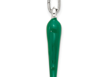 Sterling silver pendant, alternate view