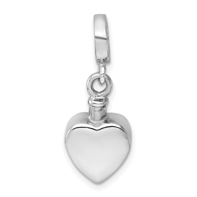 Sterling silver heart pendant