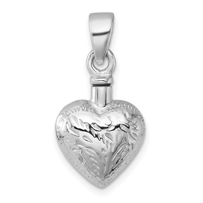 Sterling silver heart pendant