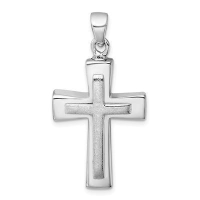 Sterling silver cross pendant