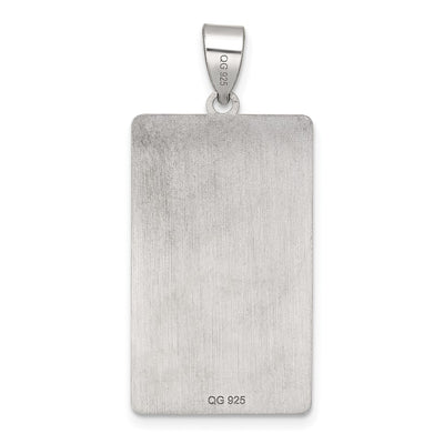 Sterling Silver The Chariot Tarot Card Pendant