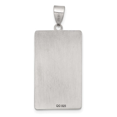 Sterling Silver The Devil Tarot Card Pendant