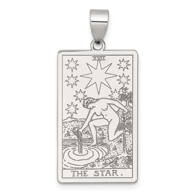 Sterling silver star pendant