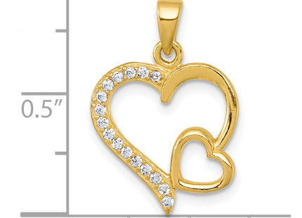 Sterling Silver Pendants Style QC11548GP - Classique Jewelry Inc.