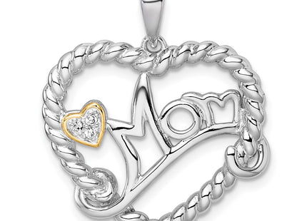 Silver/14k Two-Tone Pendants Style QC11556 - Classique Jewelry Inc.