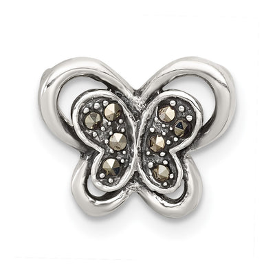 Sterling silver marcasite butterfly chain
