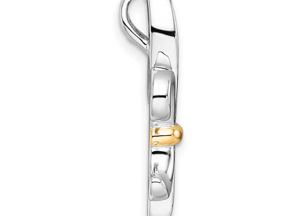 Silver/14k Two-Tone Pendants Style QC11579 - Classique Jewelry Inc.