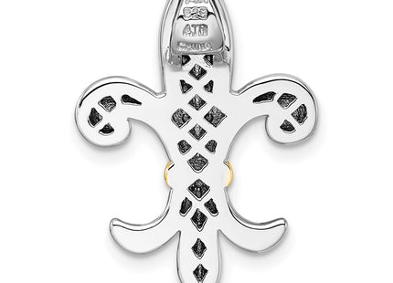 Silver/14k Two-Tone Pendants Style QC11579 - Classique Jewelry Inc.