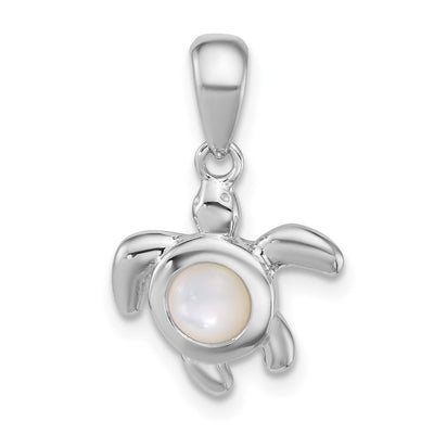 Sterling silver mother of pearl mother pendant