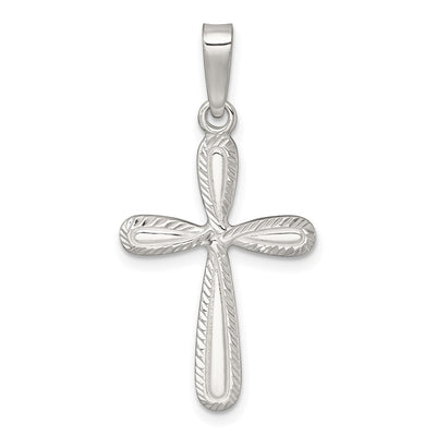 Sterling silver cross pendant