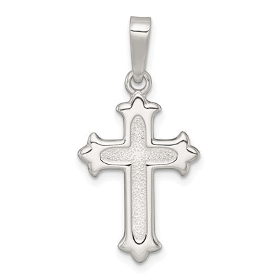 Sterling silver fleur de lis pendant