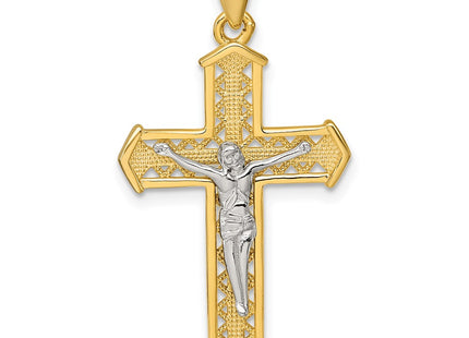 Sterling silver crucifix pendant