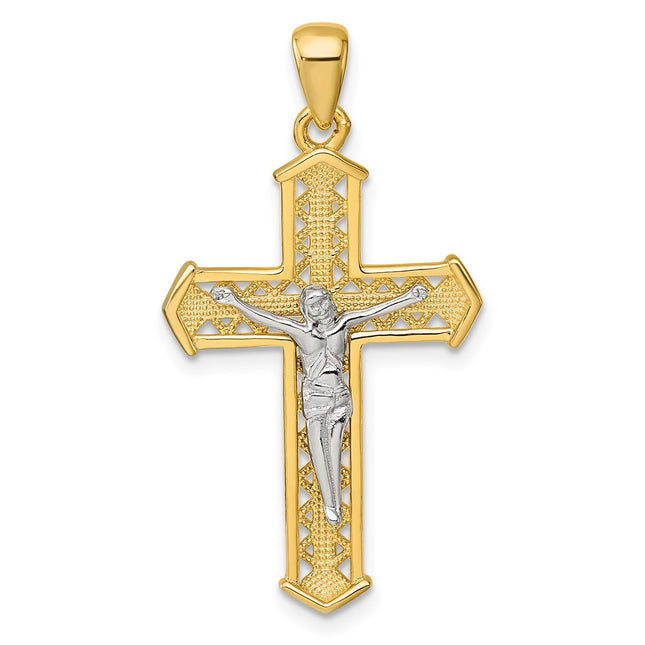 Sterling silver crucifix pendant