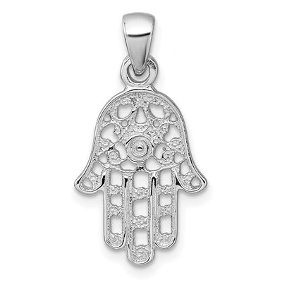 Sterling silver hamsa pendant