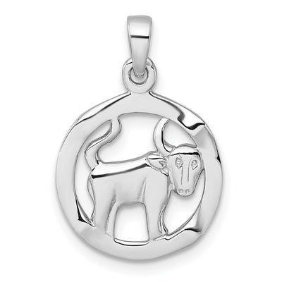 Sterling silver zodiac pendant