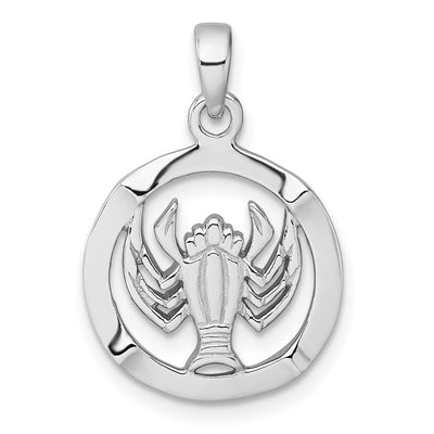 Sterling silver zodiac pendant