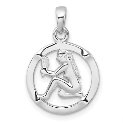 Sterling silver zodiac pendant