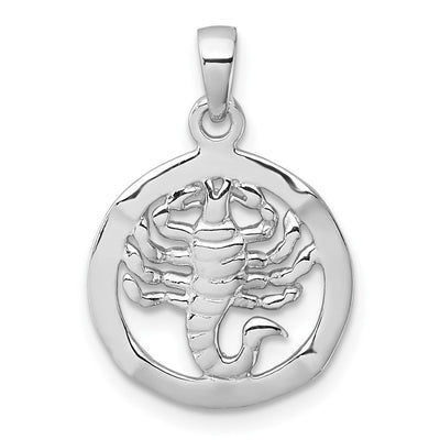 Sterling silver zodiac pendant