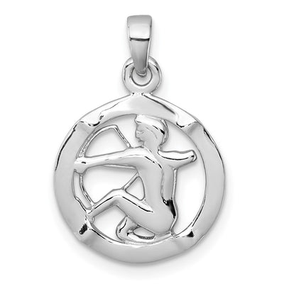 Sterling silver zodiac pendant