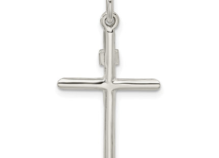 Sterling silver crucifix pendant, another view