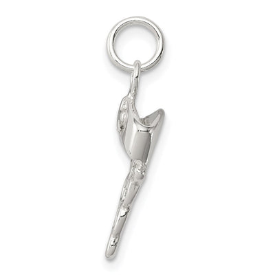 Sterling Silver Nurse Symbol Charm, 21 x 11mm