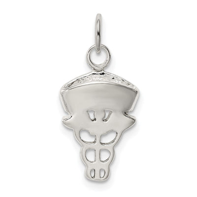 Sterling Silver Nurse Symbol Charm, 21 x 11mm