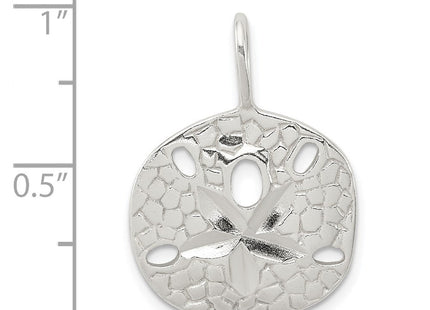 Sterling Silver Sand Dollar Charm (Style QC1646)
