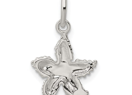 Sterling silver starfish charm, another view
