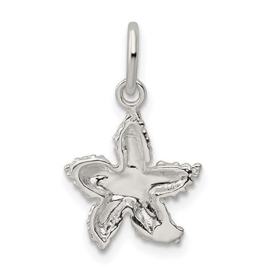 Sterling Silver Starfish Charm, 18 x 14mm