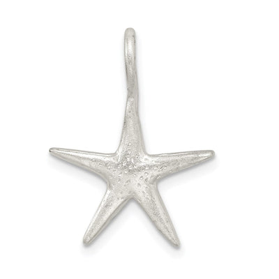 Sterling Silver Starfish Charm, 23 x 18mm