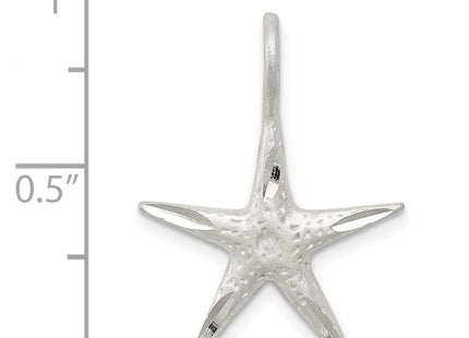 Sterling Silver Starfish Charm (Style QC1656)