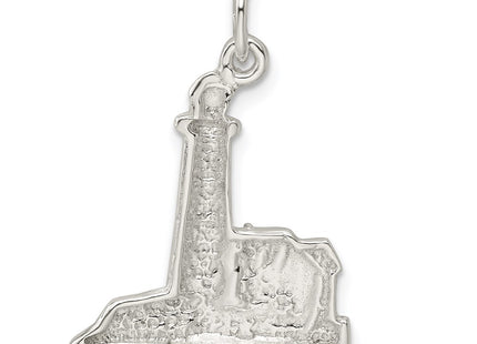 Sterling silver charm, another view