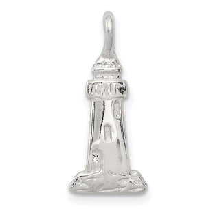 Sterling Silver Lighthouse Charm (Style QC1668)