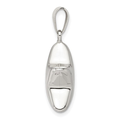 Sterling Silver Rhodium-plated Star Charm, 27 x 19mm