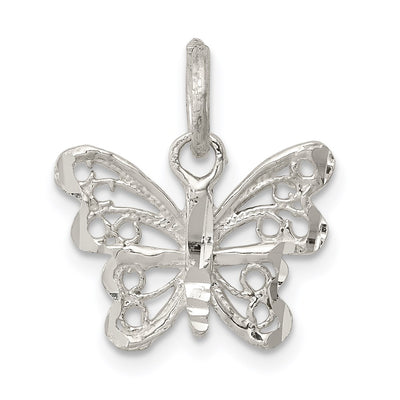 Sterling silver butterfly charm