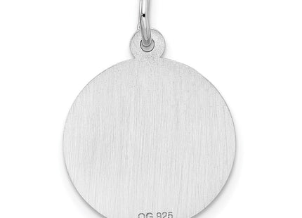 Sterling silver graduation charm, another view