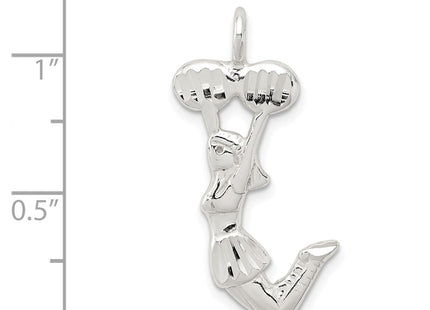 Sterling silver charm, another view