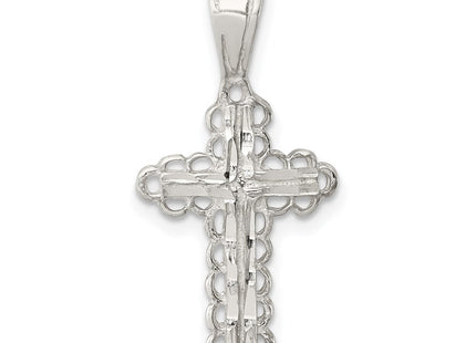 Sterling silver cross pendant