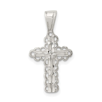 Sterling silver cross pendant