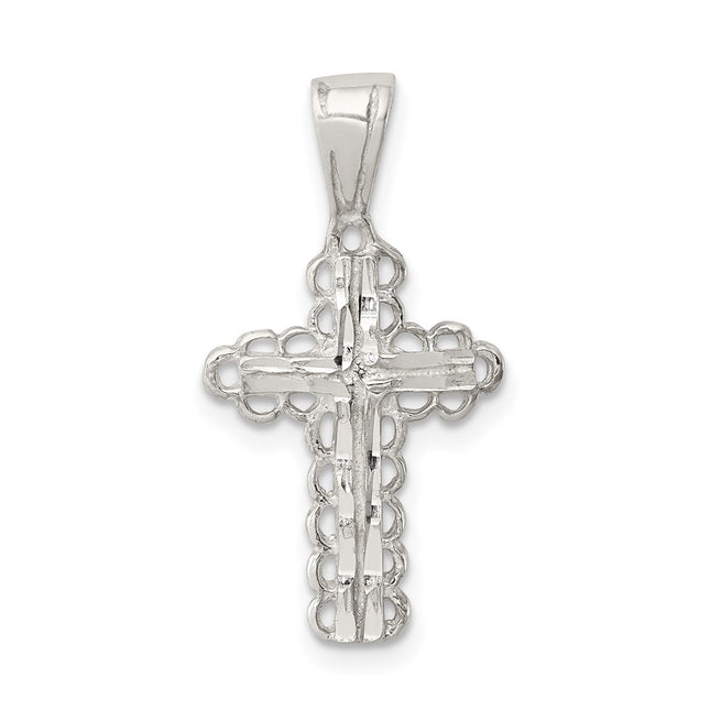Sterling silver cross pendant