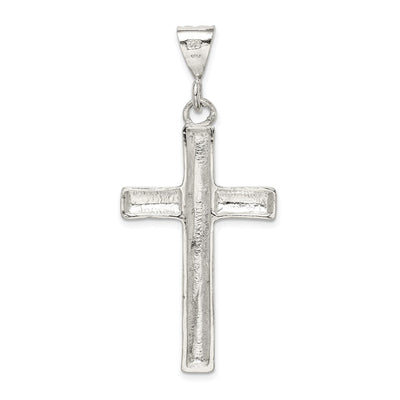 Sterling Silver Latin Cross Pendant, 52 x 24mm