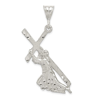 Sterling silver cross pendant