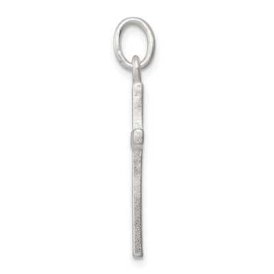 Sterling Silver Cross Charm, 25 x 13mm