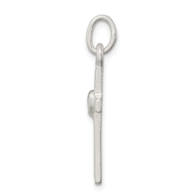 Sterling Silver Latin Cross Pendant, 30 x 11mm